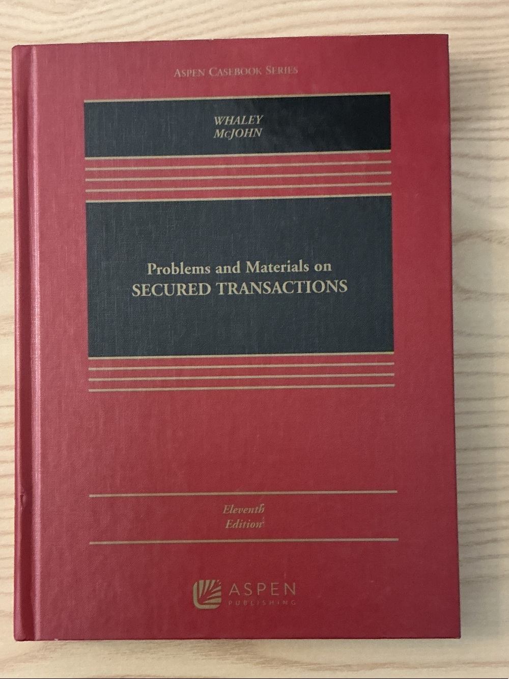 Problems and Materials on Secured Transactions - Aspen Casebook - 11th Edition